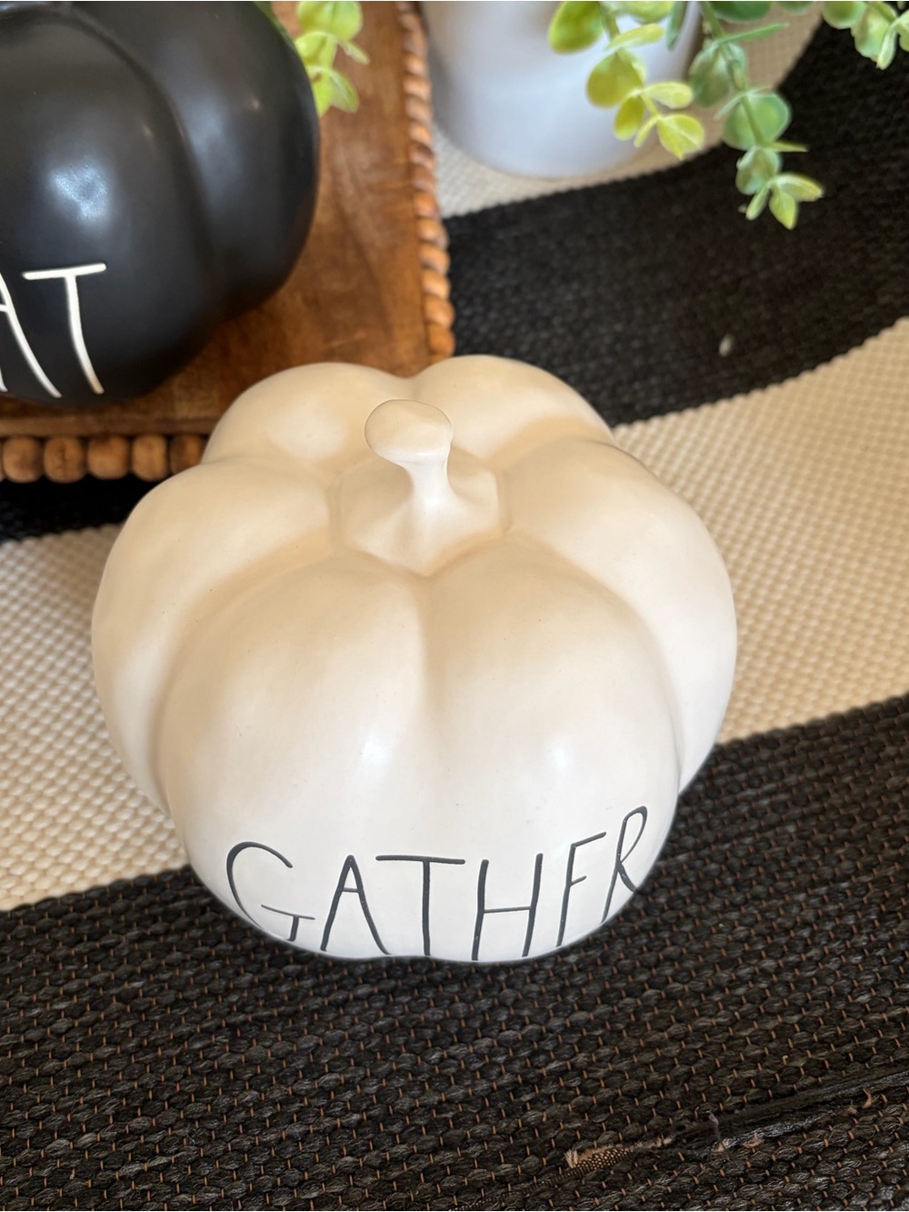 3 Rae Dunn Ceramic Pumpkins - Picture 6 of 9